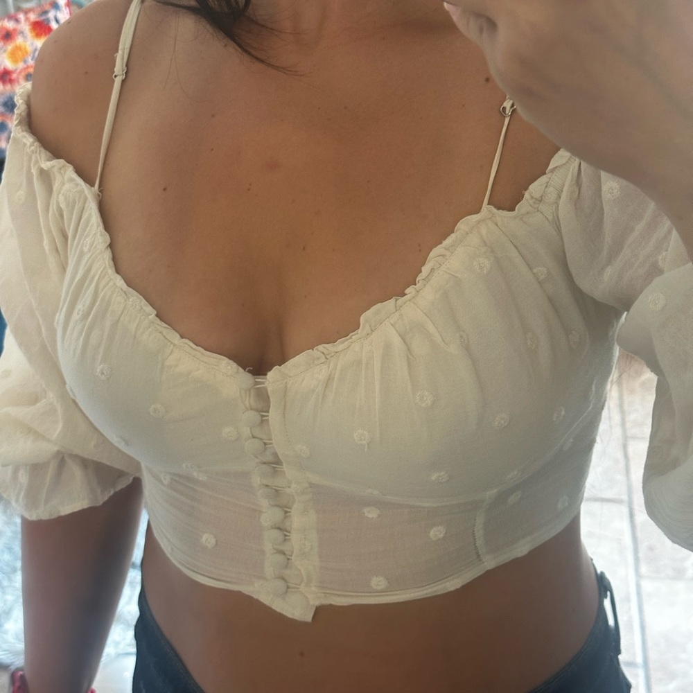 Crop top vintage size 8